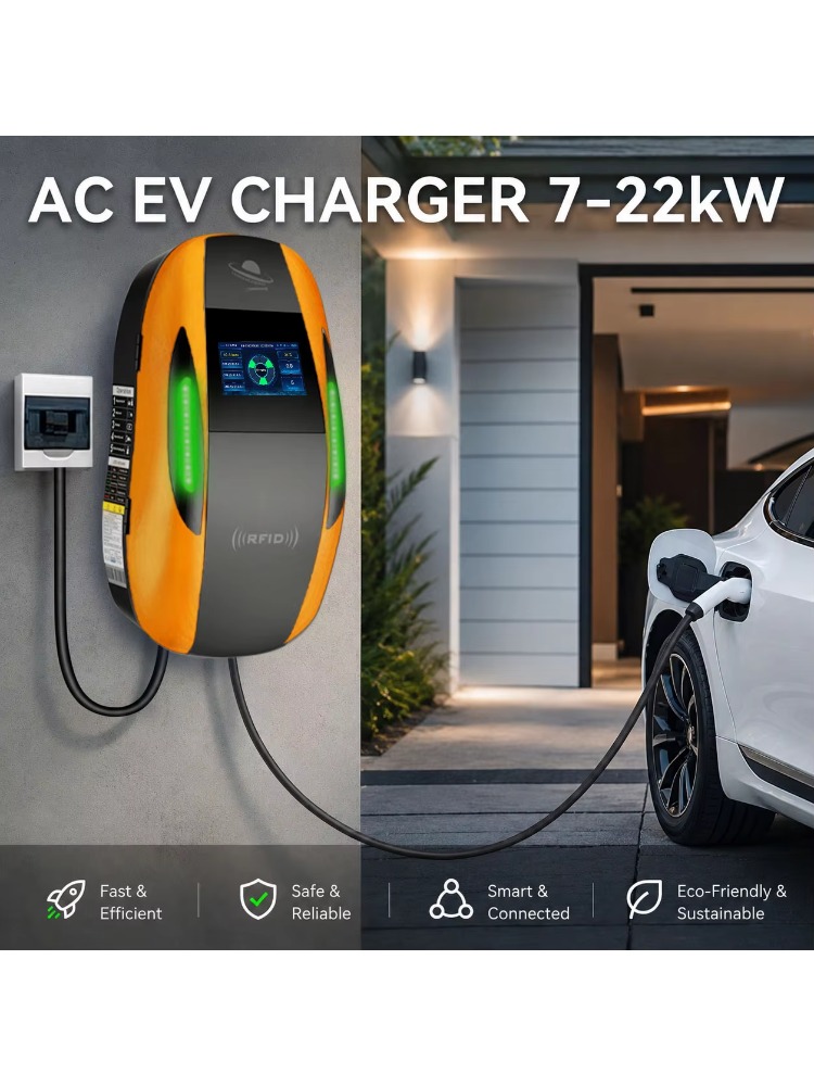IP65 방수 등급의 AC 전기차 충전기, 7kW에서  - Type 2 Charger 리뷰 및 가격