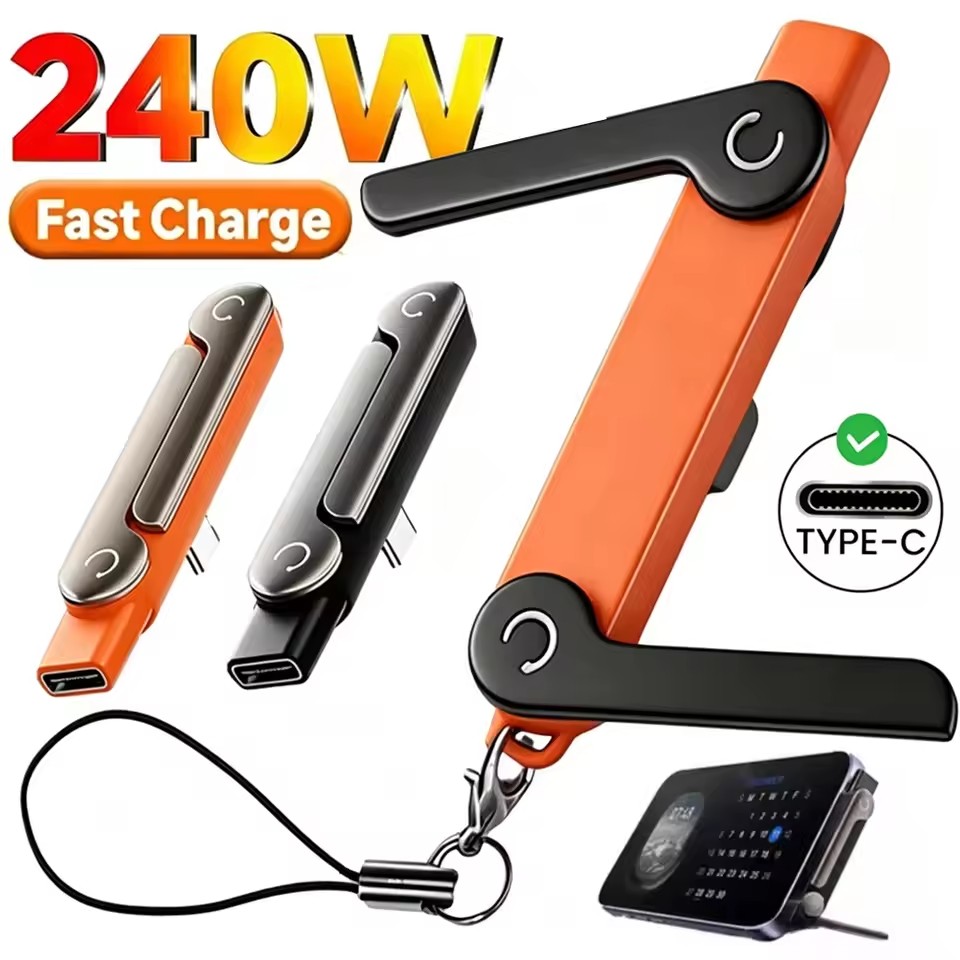 1/2/3개입 Type-C 휴대폰 충전 거치대 어댑터, - Type 2 Charger 리뷰 및 가격